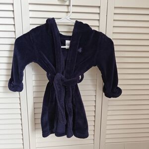 Gap Kids Brannan Bear fuzzy fleece hooded bathrobe Size 2T